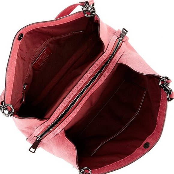 Coach  Dalton 31 Shoulder Dusty Pink Org Pk - Picture 3 of 4